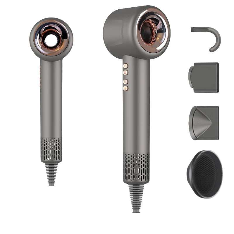 Professionele haarföhn met geavanceerde negatieve-ionen technologie voor glanzend & gezond haar van salonkwaliteit